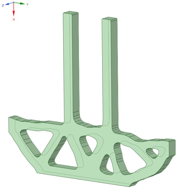 T Beam 3D Geometry