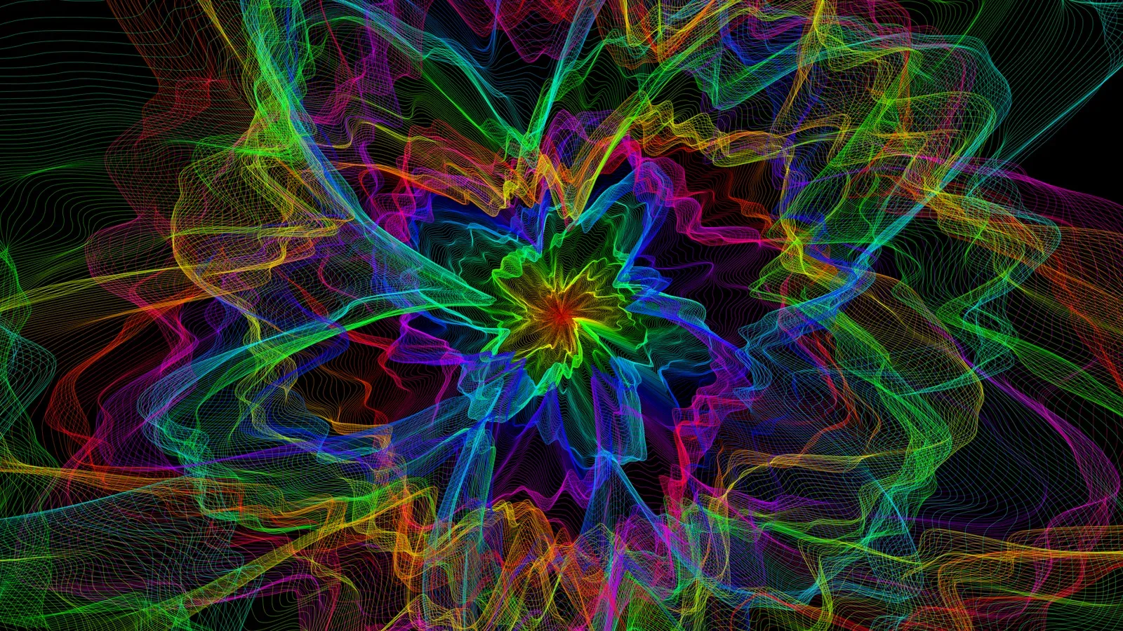 Generated flowery desktop wallpaper 5
