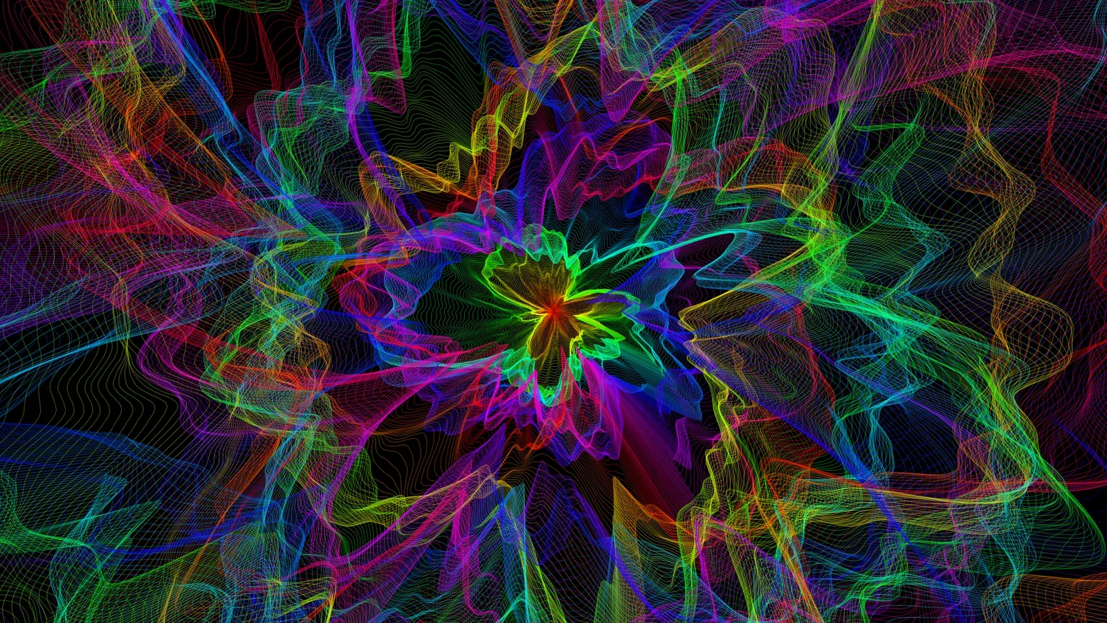 Generated flowery desktop wallpaper 8