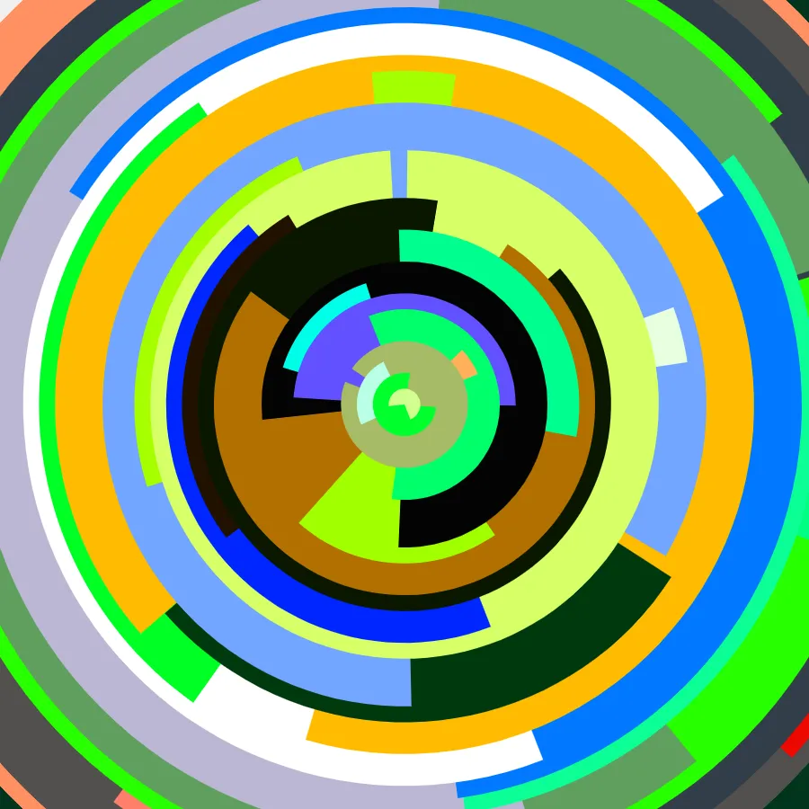 Geometric abstraction solution 4.