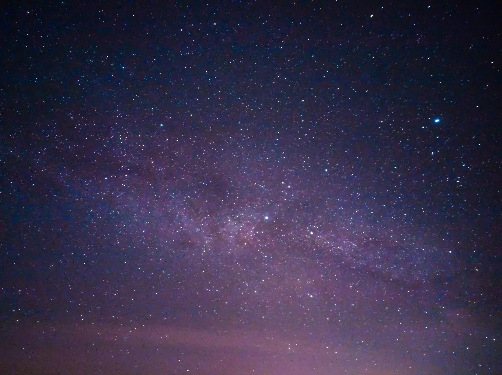 A portion of the Milky Way, shot on a phone.
