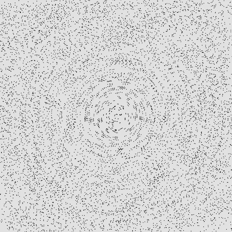 Concentric moire pattern solution 2.