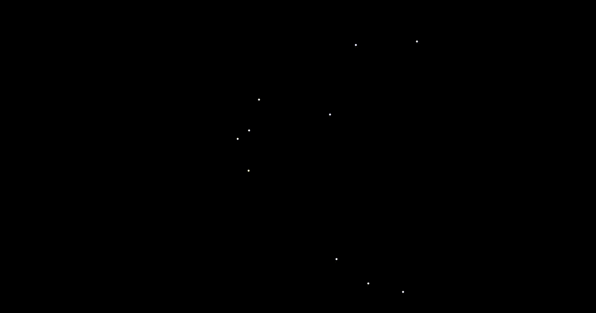 An animated Pi Day artwork made with a circle packing algorithm.